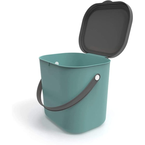 Roheline kompostitav jäätmekonteiner 6 l Albula - Rotho-image-2
