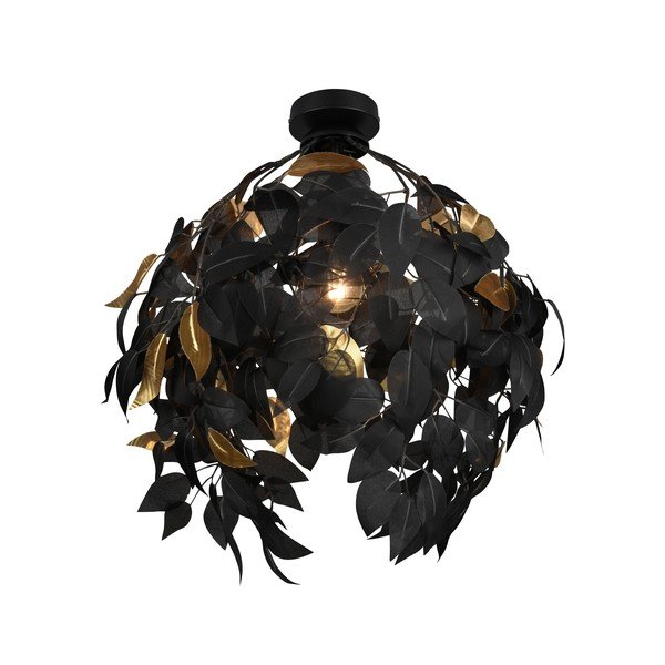 Matt must metallist laevalgusti plastikust varjuga ø 38 cm Leavy - Reality-image-3