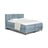 Sinine vedruvoodi voodi koos panipaigaga 180x200cm Elva Bold Line - Bonami Selection