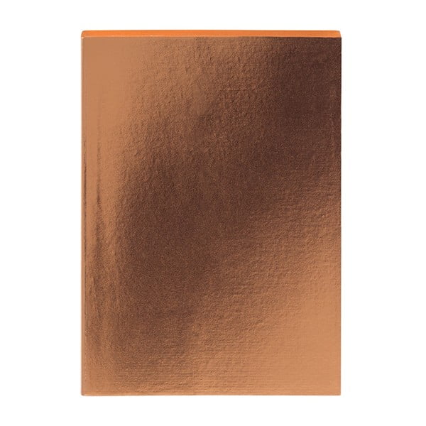 Zápisník v bronzové barvě A5 GO Stationery Glam
