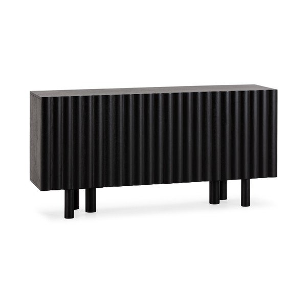 Must mangopuidust kummut 160x80x40 cm Tamira - MOME