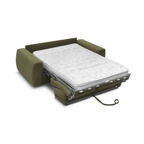 Roheline šenilldiivan igapäevaseks magamiseks/voodiks 220 cm Hugo - Bobochic Paris-image-4