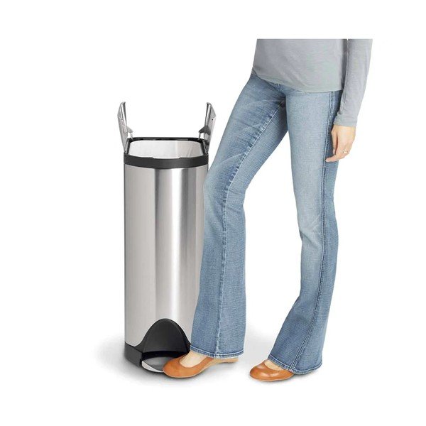 Pedaaliga terasprügikast 45 l - simplehuman-image-3
