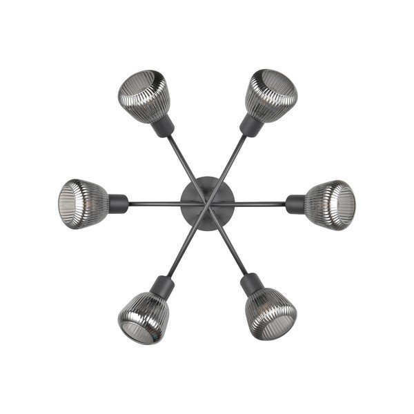 Must laevalgusti klaasist varjuga Tarifa - Trio-image-3