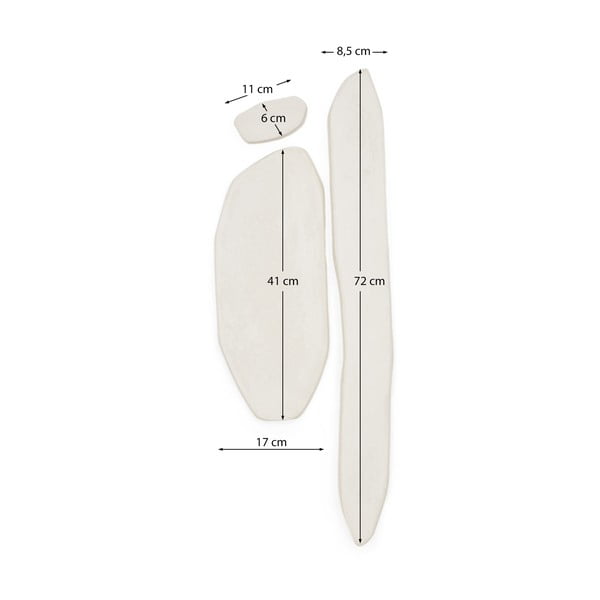 Seinakaunistus 3 tk komplektis 25,5x71,5 cm Siluna - Kave Home-image-3