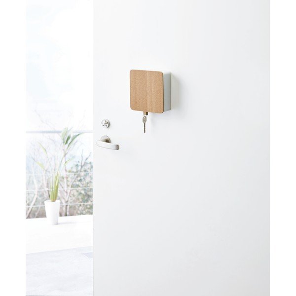 Valge võtmekapp vineerist uksega Yamazaki Rin - YAMAZAKI-image-4