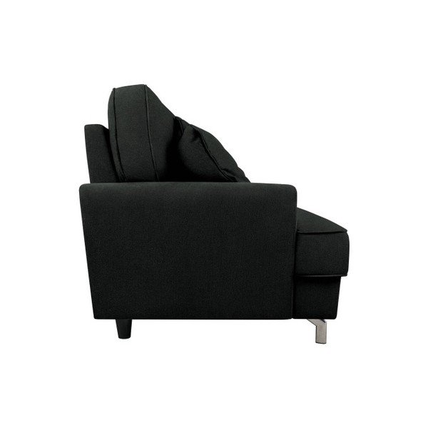 Černá dvojmístná pohovka Kooko Home Rumba-image-3