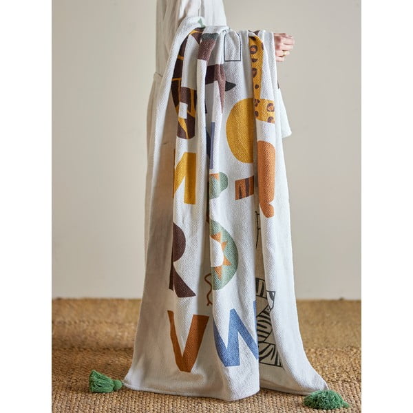 Taaskasutatud puuvillast laste tekk 130x160 cm Memmo - Bloomingville Mini-image-1