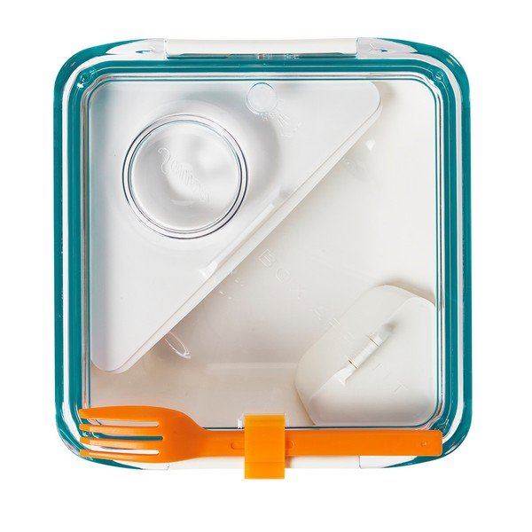 Modrý svačinový box Black + Blum Apetit, 880 ml-image-1