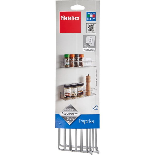 2 seinariiuli komplekt vürtside jaoks - Metaltex-image-1