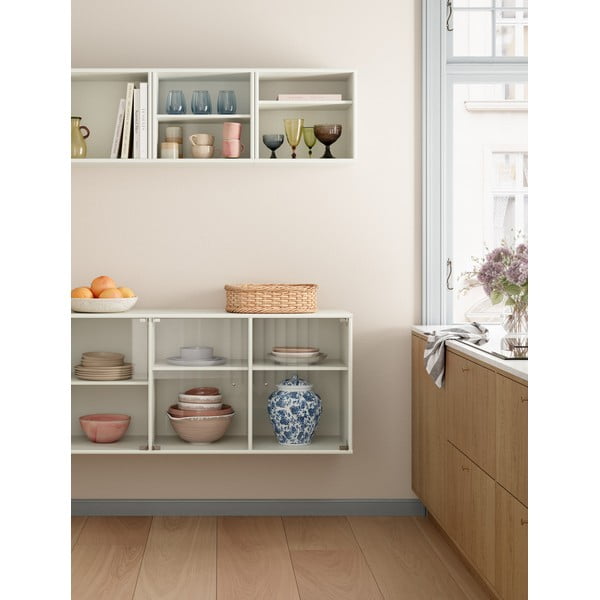 Mentoolivärvi rippuv raamaturiiul 176x61x42 cm Mistral - Hammel Furniture-image-2