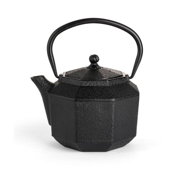 Černá litinová konvice se sítkem na sypaný čaj Bredemeijer Shilan, 1 l