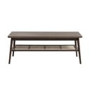 Pruun tammepuidust diivanilaud 60x120 cm Barrali - Unique Furniture