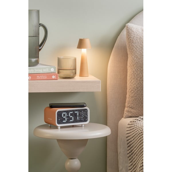 Juhtmevaba laadijaga äratuskell Chunky LED - Karlsson-image-1