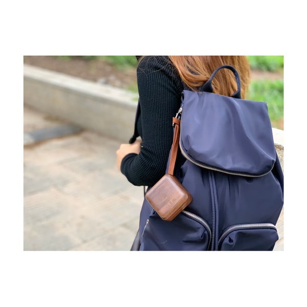 Tumepruun must ruudukujuline Bluetooth-kõlar - Gingko-image-4