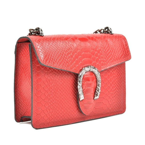 Punane nahast tasku Fiona - Renata Corsi-image-2