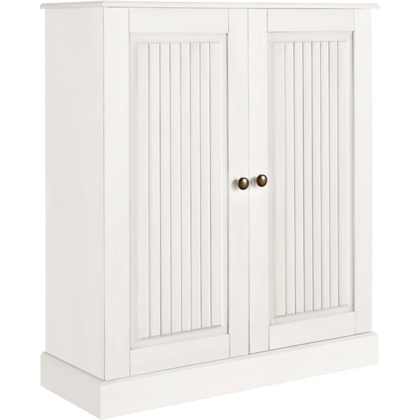 Valge männipuidust kapp 100x34 cm Mille - Støraa-image-2