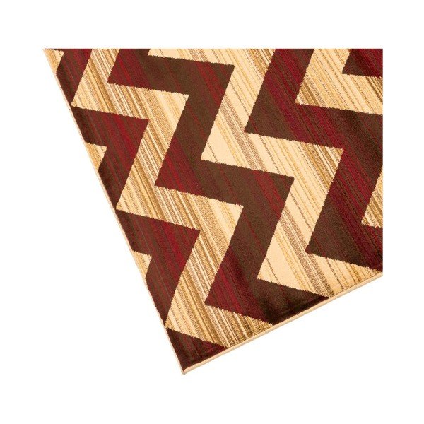 Hnědý vysoce odolný koberec Floorita Inspiration Zig Zag, 165 x 235 cm-image-2