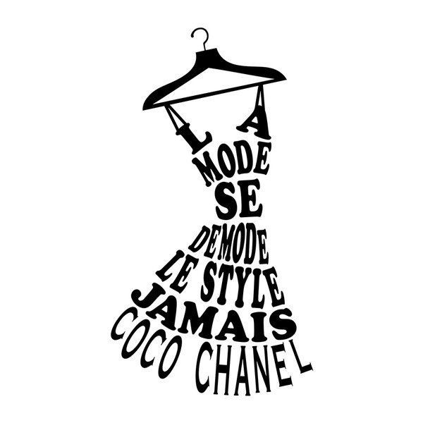 Samolepka Ambiance Coco Chanel Quote-image-2