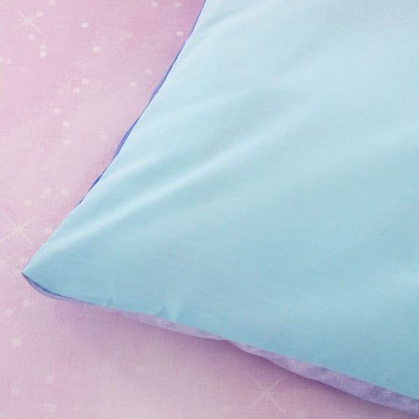 Sinine/roosa laste voodipesu üheinimesevoodile 135x200 cm Ombre Rainbow Clouds - Catherine Lansfield-image-3