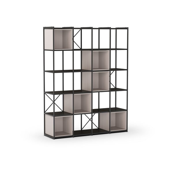 Must-kreem raamaturiiul 140x179 cm Anya - Marckeric-image-3