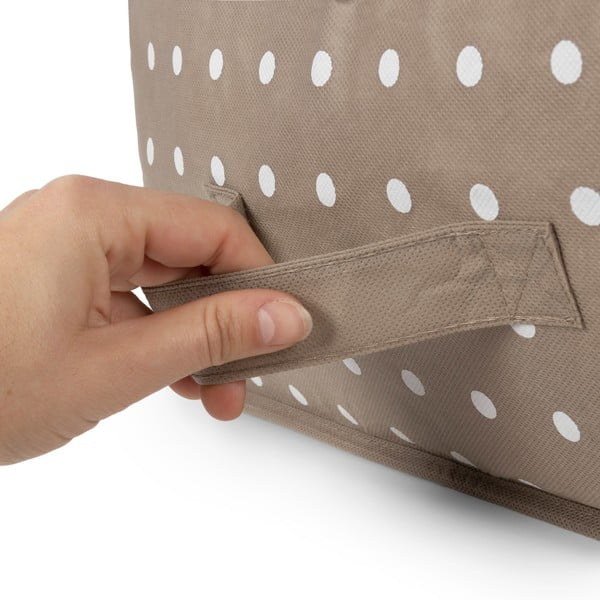 Väike beež hoiukarp Dots Rivoli - Compactor-image-3