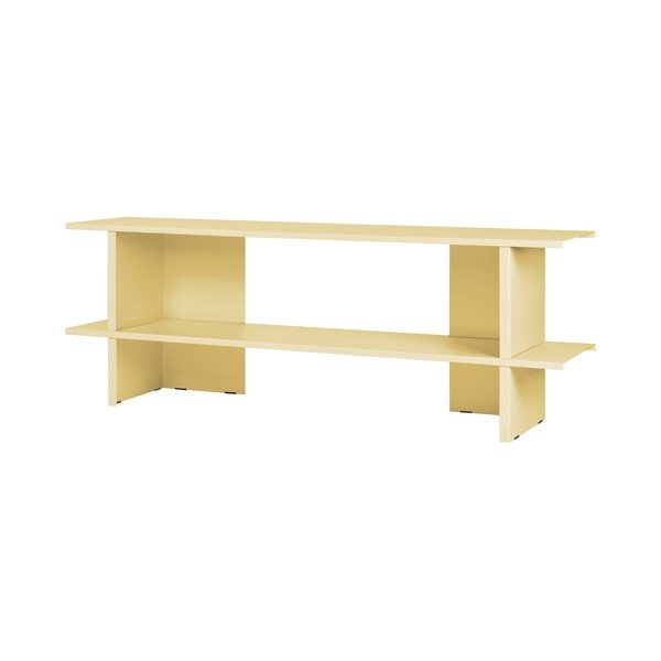 Kollane metallriiul 160x57x37 cm Hes - noo.ma