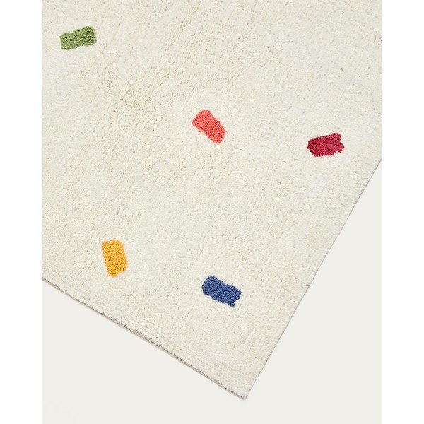 Kreem puuvillane laste vaip 150x200 cm Epifania - Kave Home-image-2