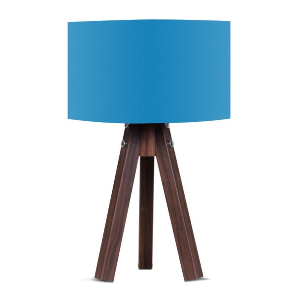Stolní lampa s modrým stínítkem Kate Louise Kahve