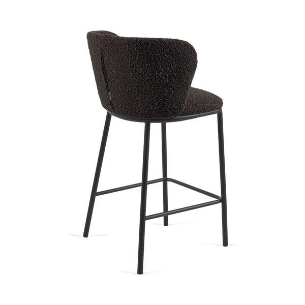 Must baaritool (istme kõrgus 65 cm) Ciselia - Kave Home-image-2