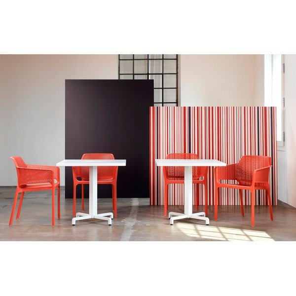 Bílé zahradní křeslo Nardi Garden Net Relax-image-3