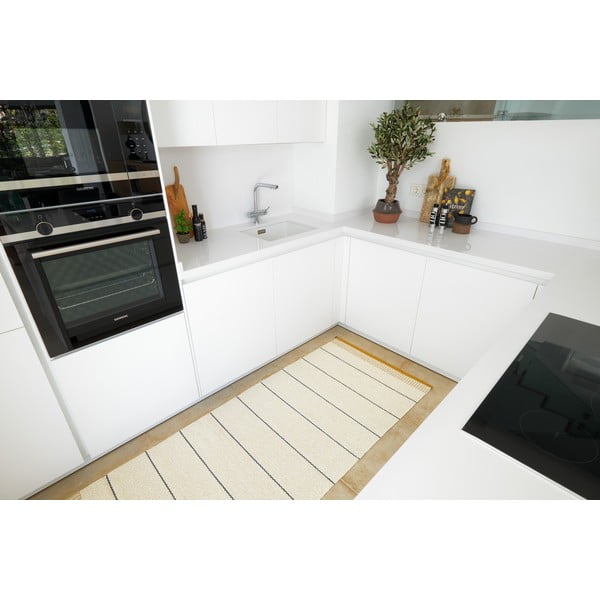 Ookerkollane-kreem sise/välisvaip 140x200 cm Belle Ochre – Pappelina-image-3