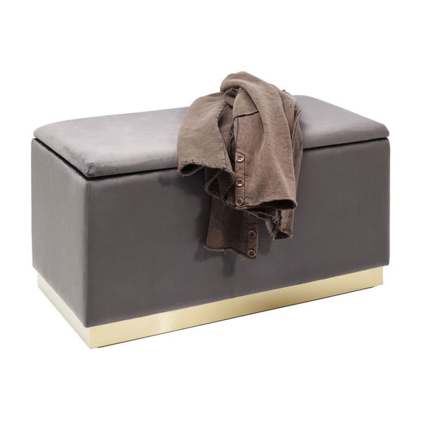 Pruun-hall sametist pink koos hoiuruumiga Cherry - Kare Design-image-3