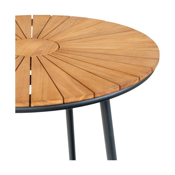 Ümmargune söögilaud tiikpuidust ø 130 cm Cleveland - House Nordic-image-4