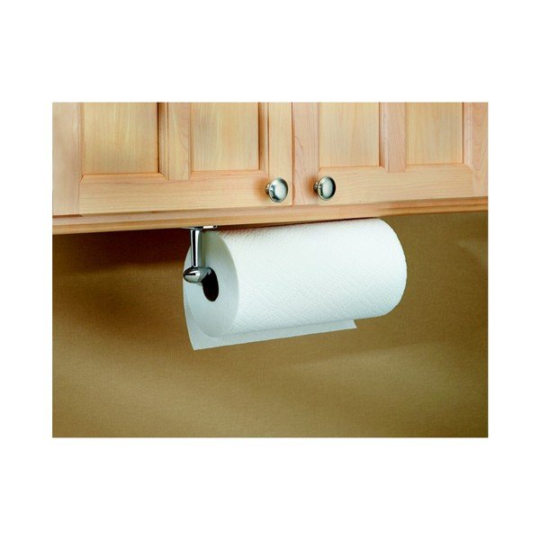 Hõbedane teras majapidamispaberi hoidja seinalekinnituv Orbinni – iDesign-image-3