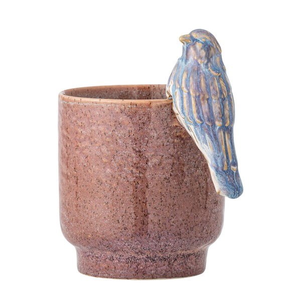 Käsitsi maalitud kivikeraamikast lillepoti kate ø 11 cm Larky - Bloomingville