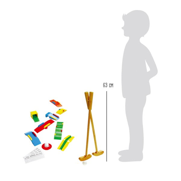 Puidust minigolf hullu golf - Legler-image-1
