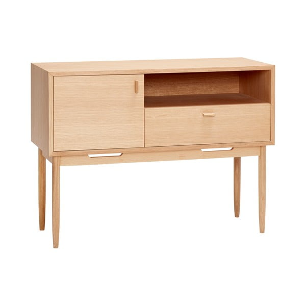 Kõrge kapp tammedekooriga naturaalses värvitoonis 100x75 cm Cube - Hübsch-image-1