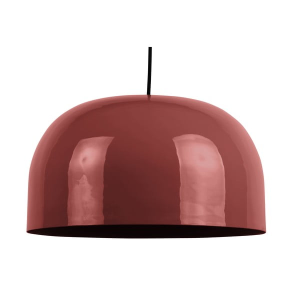 Punane ripplamp metallist varjuga ø 40 cm Dome - Leitmotiv