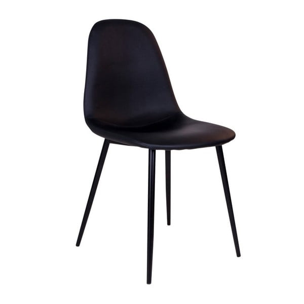 2 musta toolist koosnev komplekt, mustade jalgadega Stockholm - House Nordic