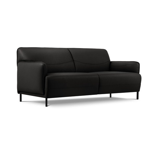 Must nahast diivan , 175 x 90 cm Neso - Windsor & Co Sofas-image-2