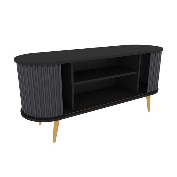 Must-antratsiitne telerilaud 140x64 cm Stor - Kalune Design-image-4