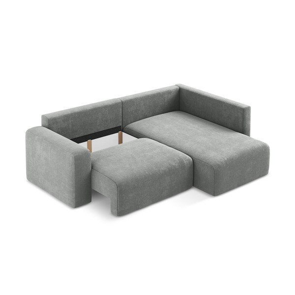 Hall šenilldiivanvoodi/panipaigaga nurgadiivan (parempoolne/L-kujuline) Kona - Makamii-image-4