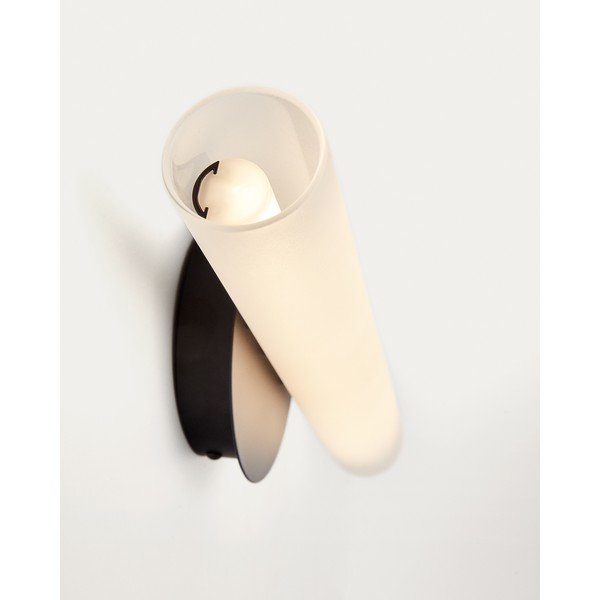 Must-valge LED-seinavalgusti Vauxall - Kave Home-image-3