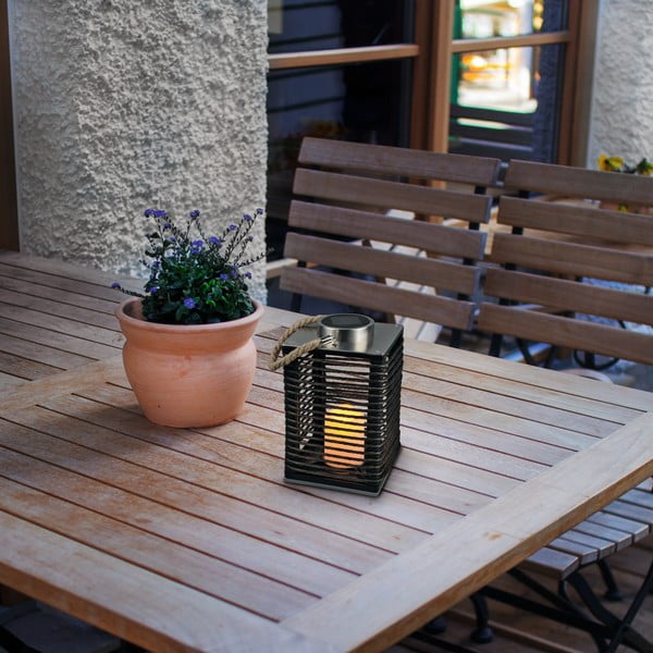 LED päikesepaneeliga välisvalgusti (kõrgus 28 cm) Santana - Trio-image-2