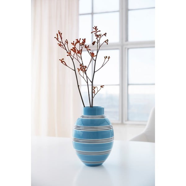 Sinine keraamiline vaas Nuovo, kõrgus 30 cm Omaggio - Kähler Design-image-3