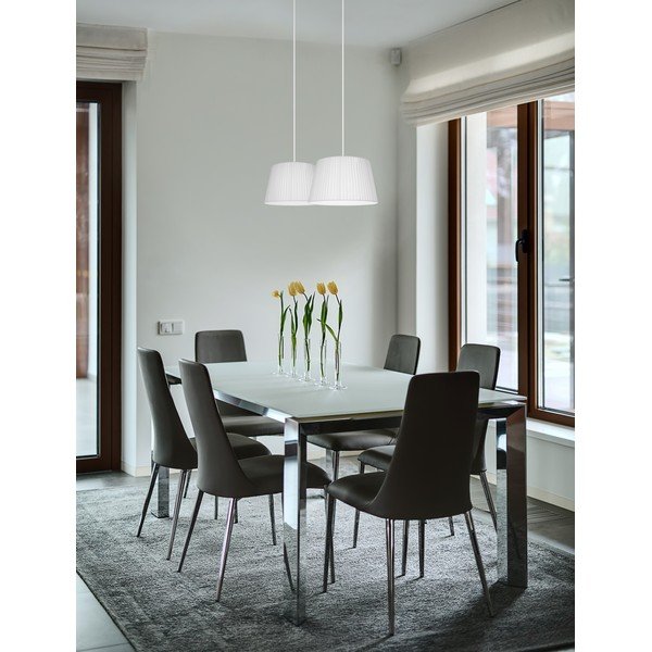 Valge kahevarreline rippvalgusti KAMI Elementary M 2S Kami - Sotto Luce-image-1