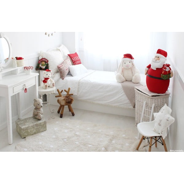 Beež pestav käsitsi kootud puuvillane laste vaip 120x160 cm Biscuit Beige - Lorena Canals-image-3