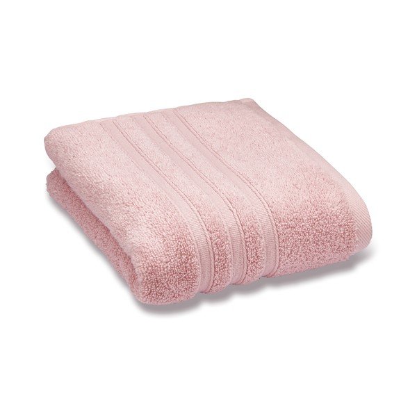 Heleroosa puuvillane froteerätik 90x140 cm Zero Twist - Catherine Lansfield