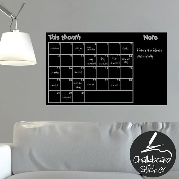 Nástěnná tabulová samolepka This Month-image-1